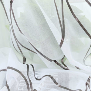 Grommet Curtain with Wave Pattern Light-Filtering