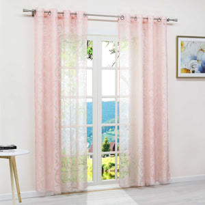 Curtains with Vine Pattern