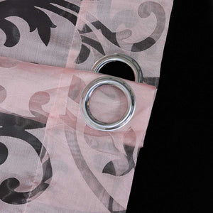 Curtains with Vine Pattern