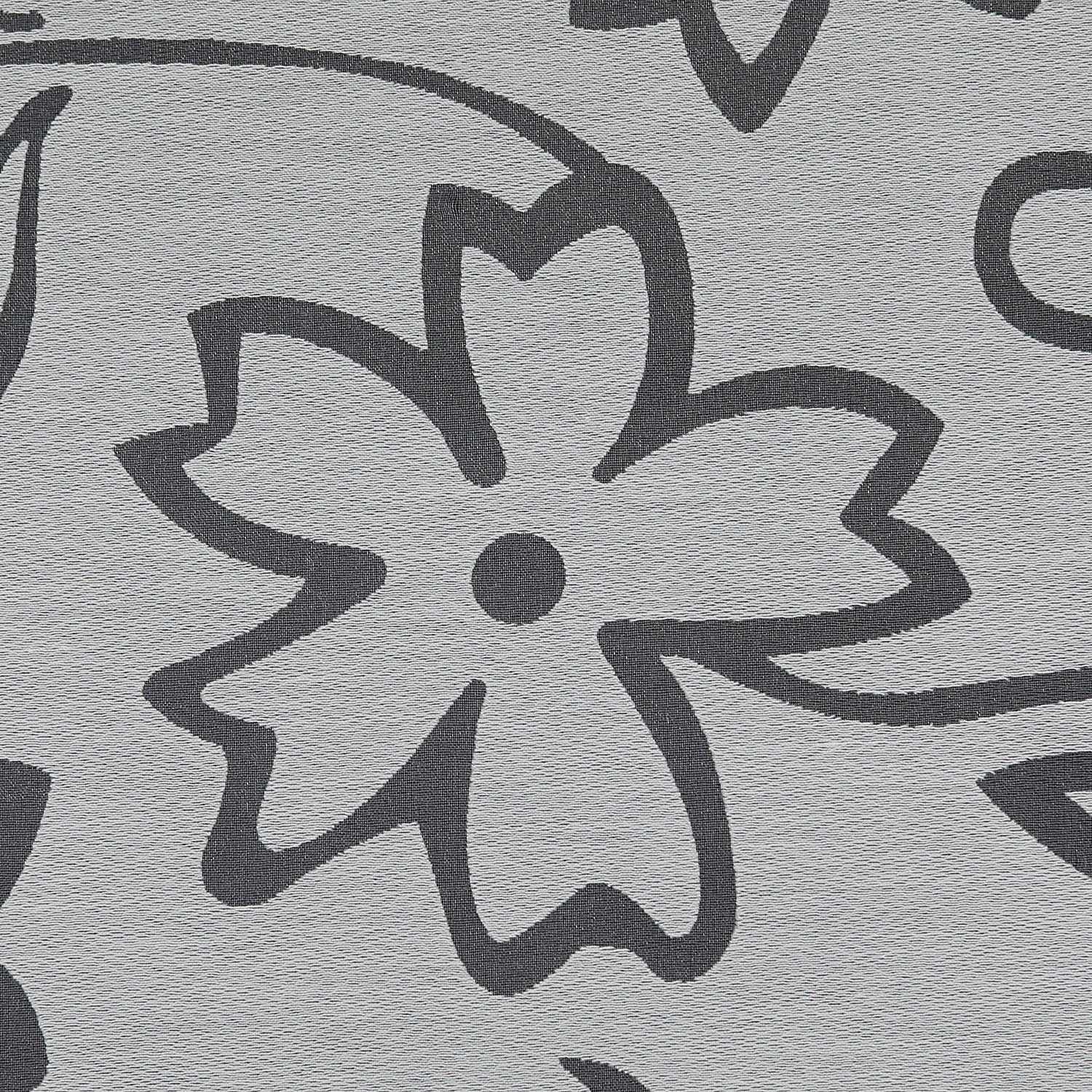 Roman Shades with U-Hooks Burnout Technique Floral Pattern 1 Piece