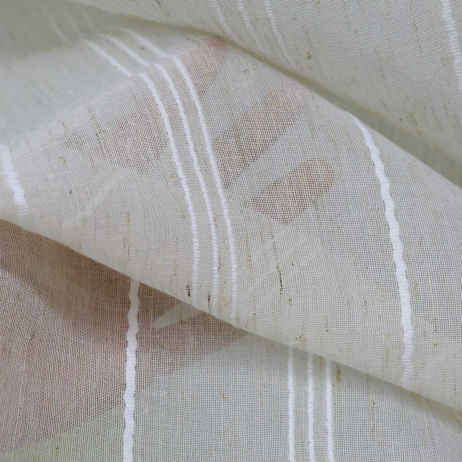 Roman Shade with U-Hooks Striped Pattern Solid Color 1 Piece