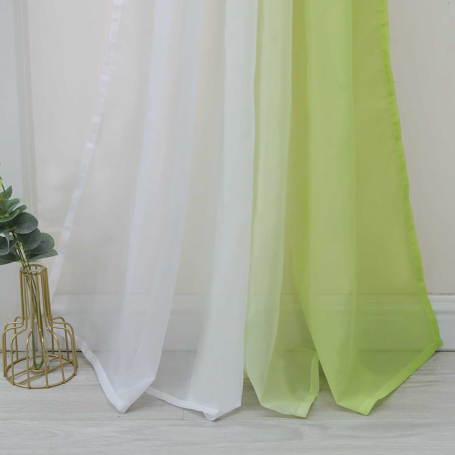 Decorative Curtain Panel with Gradient 1 Piece