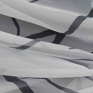 Tab-Top Curtain with Dense Branch Pattern Light-Filtering 1 Piece - Gray, Curtain-Tape Panel