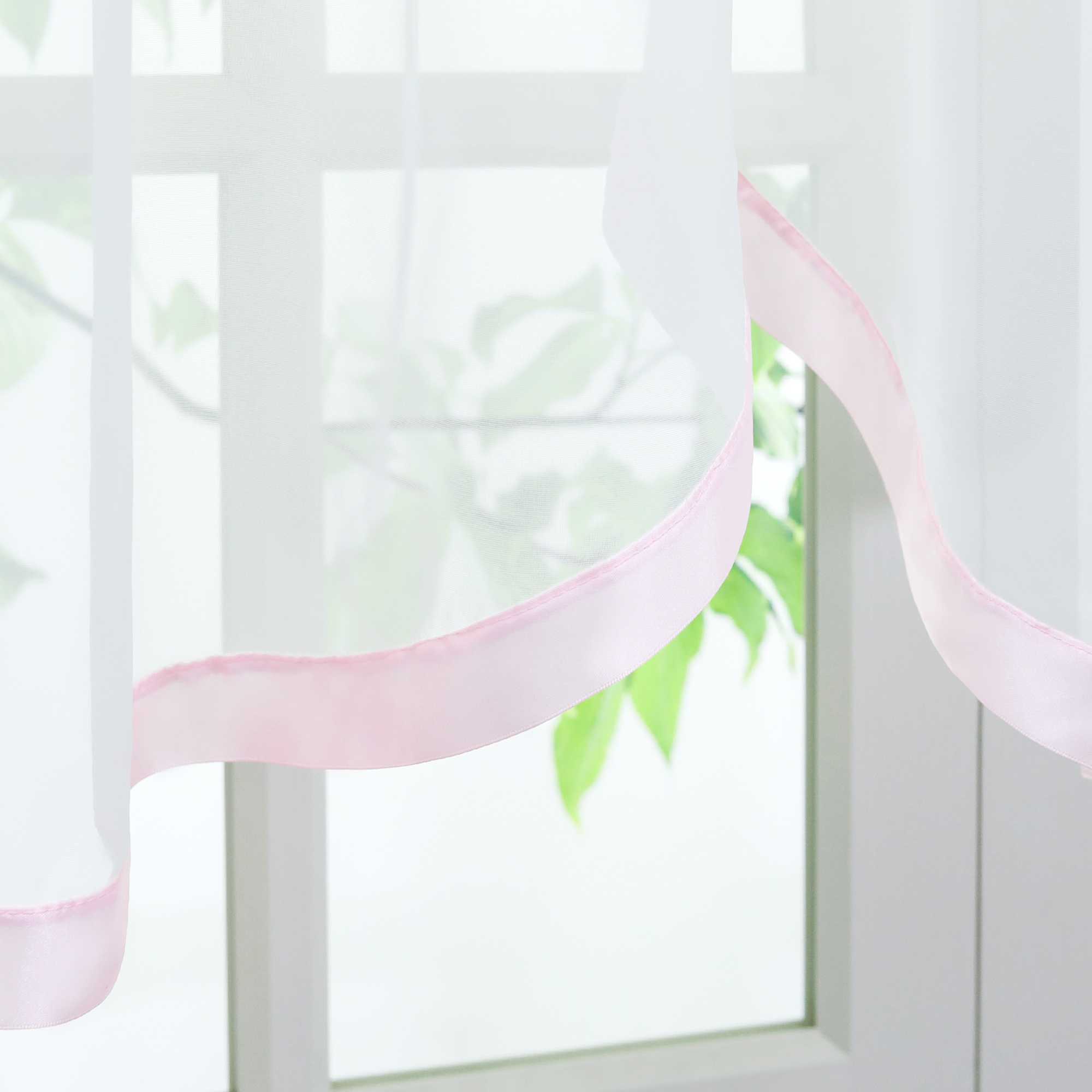 Multi-Functional Curtain Sheer Window Decor 1 Piece