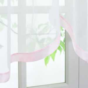 Multi-Functional Curtain Sheer Window Decor 1 Piece
