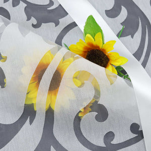 Roman Shade with Rod Pocket with Floral Pattern 1 Piece - Pink, W x H 80 x 140cm
