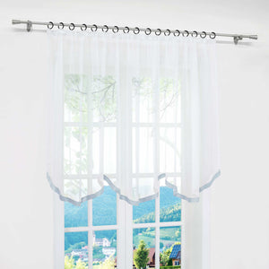 Multi-Functional Curtain Sheer Window Decor 1 Piece