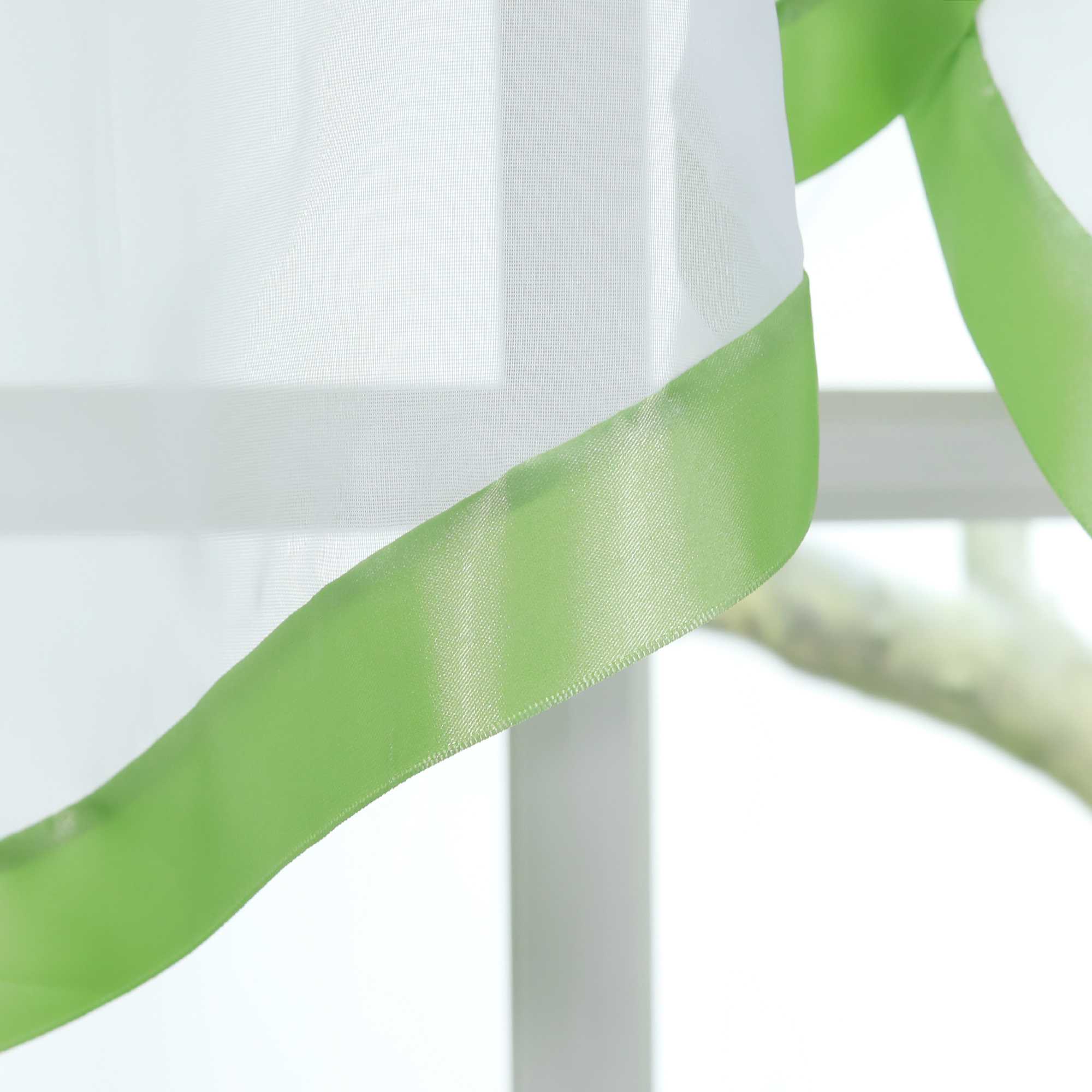 Cafe Curtain with Curtain Tape/ Window Decor Cross Design 1 Piece