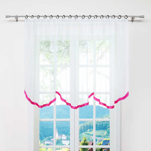 Multi-Functional Curtain Sheer Window Decor 1 Piece