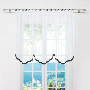 Multi-Functional Curtain Sheer Window Decor 1 Piece