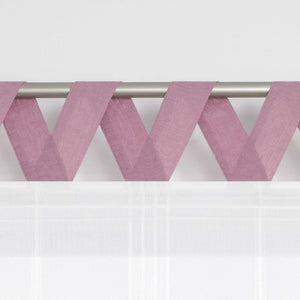 Delien Roman Shade with Tab-Top Hanging and Tassels