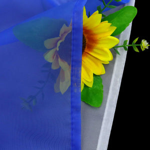 Two-Tone Cafe Curtain with Valances - Set of 2