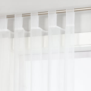 Curtain with Floral Pattern with Tab-Top Hanging 1 Piece