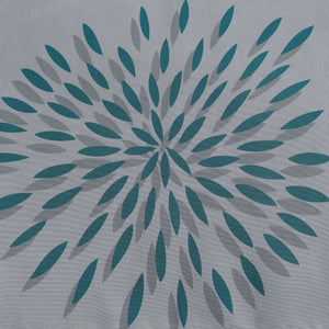 Cafe Curtain with Fireworks Motif - Festive Window Decor - Purple, H x W 60 x 140cm