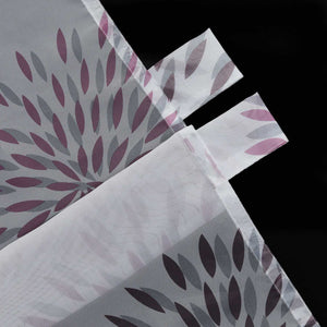 Cafe Curtain with Fireworks Motif - Festive Window Decor