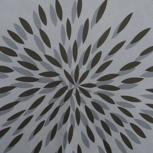Cafe Curtain with Fireworks Motif - Festive Window Decor - Brown, H x W 60 x 140cm