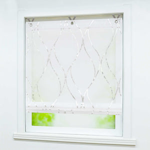 Roman Shade with Wave Pattern 1 Piece