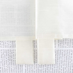 Cafe Curtain with Linen Texture and Lace Trim - Beige, H x W 60 x 90cm