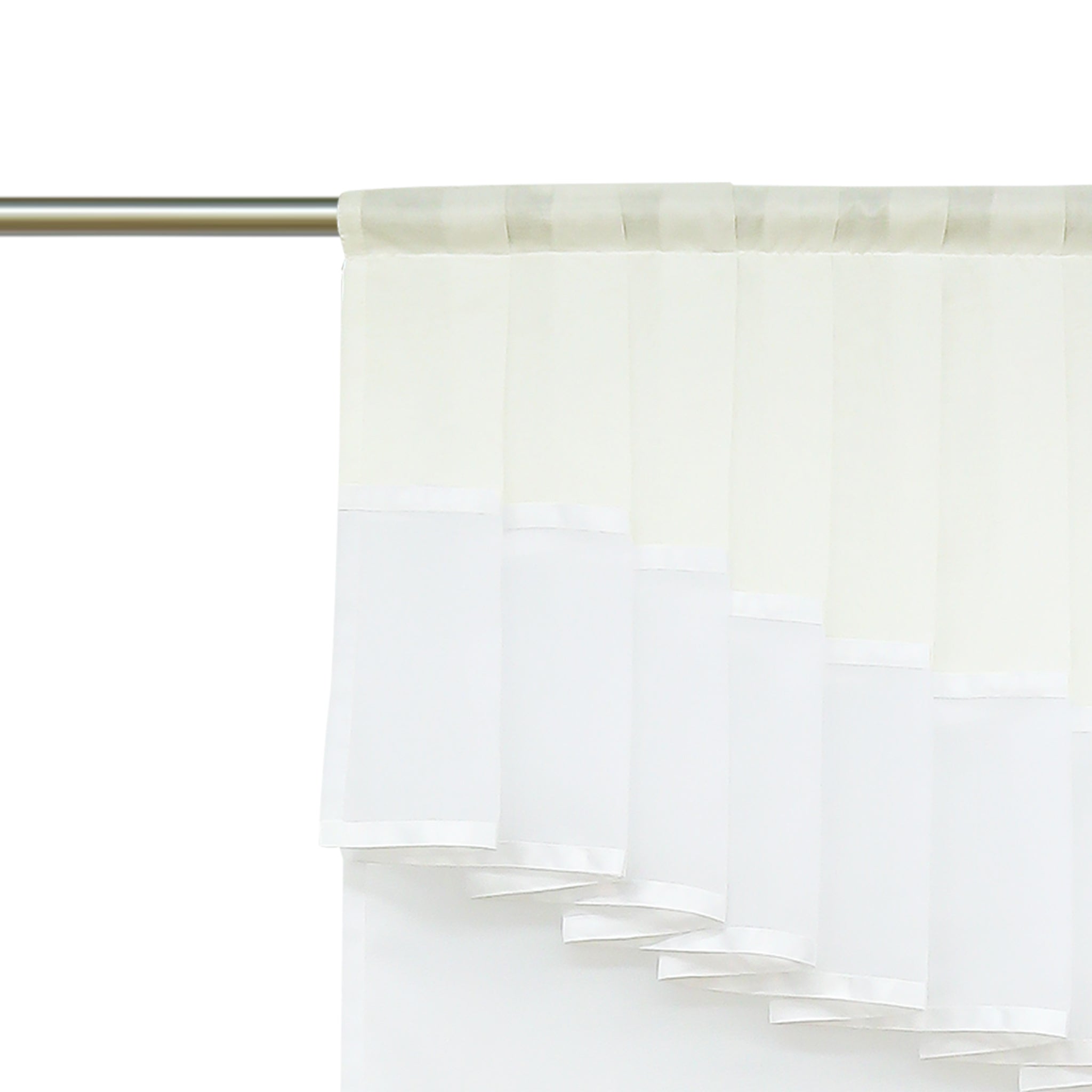 Romantic Curtain with Valance 2-in-1 Design