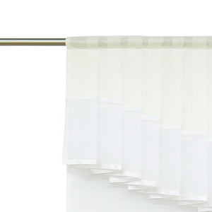 Romantic Curtain with Valance 2-in-1 Design