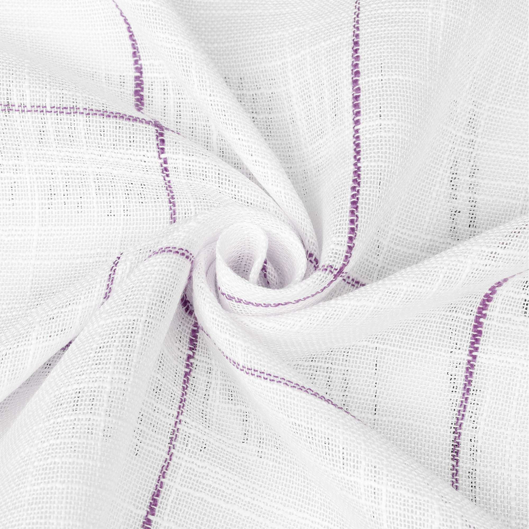 Cafe Curtain in Country Style in Linen-Look Fabric with Bows 1 Piece - floral, W x H 90 x 45cm